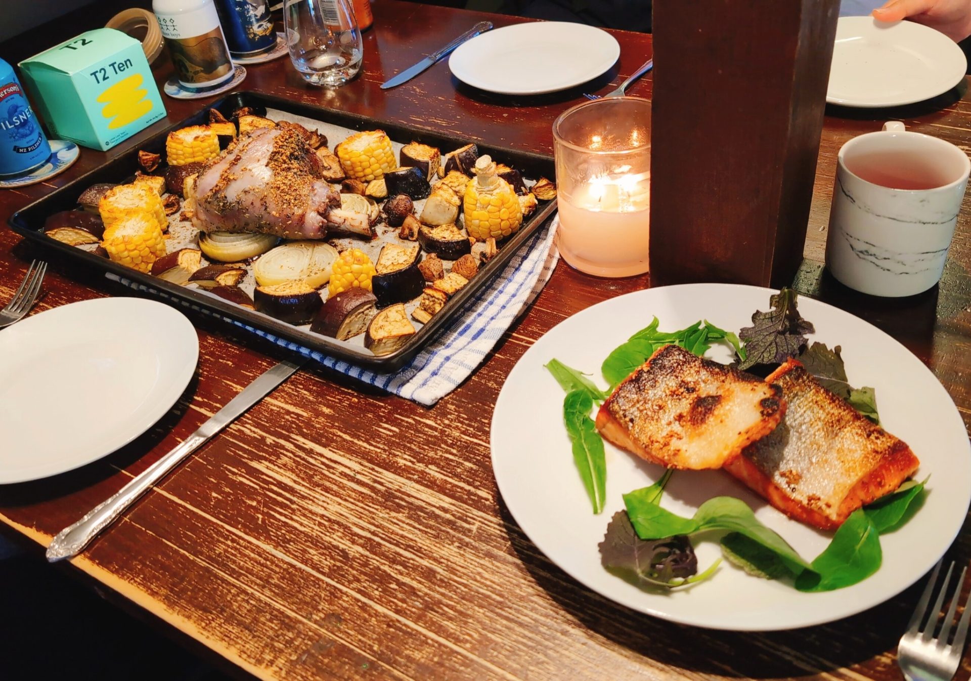 ニュージーランド旅行_ディナー_現地調理_テカポ